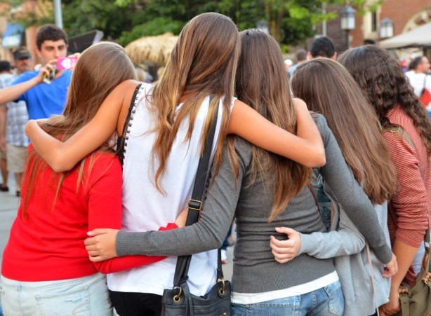 An evening out with friends too.