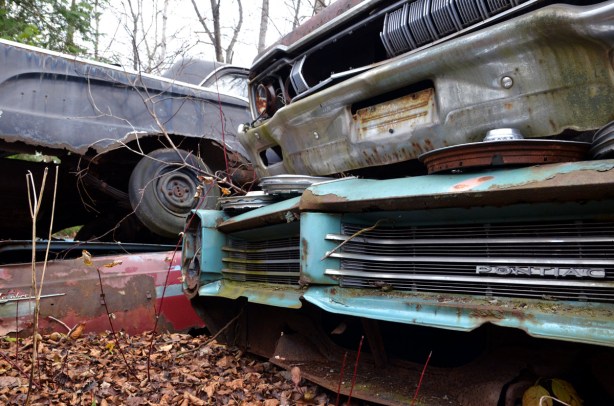 There were cars from the 1940s through to the 1990s. 