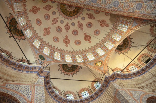 One of the domes of the Blue Mosque