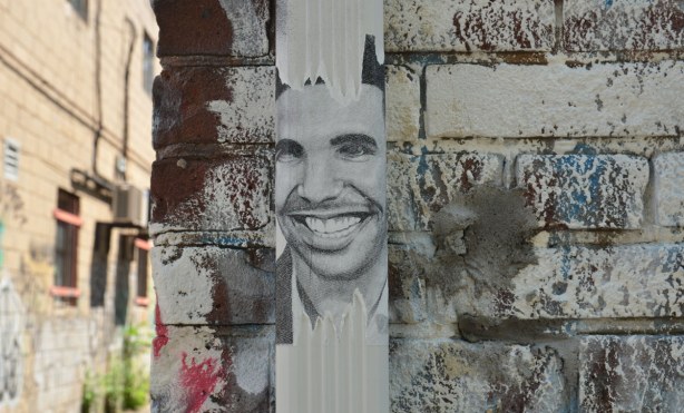 graffiti on a brick wall on Bulwer St.