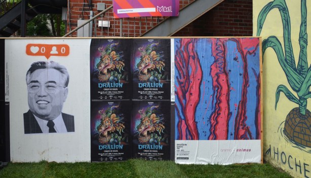 larger than life black and white picture with the instagram heart symbol on orange background for number of likes for that picture