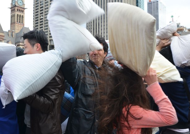 pillow fight