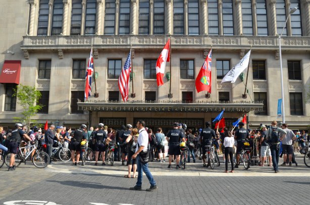 riseupTO demonstration and march