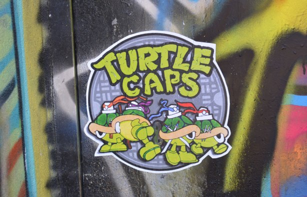 turtle caps, a parody of teenage mutant nija turtles