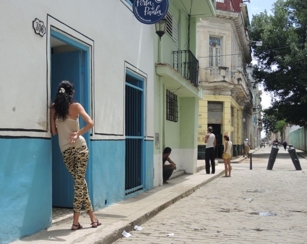 picture taken inthe old part of the city of Havana Cuba - 