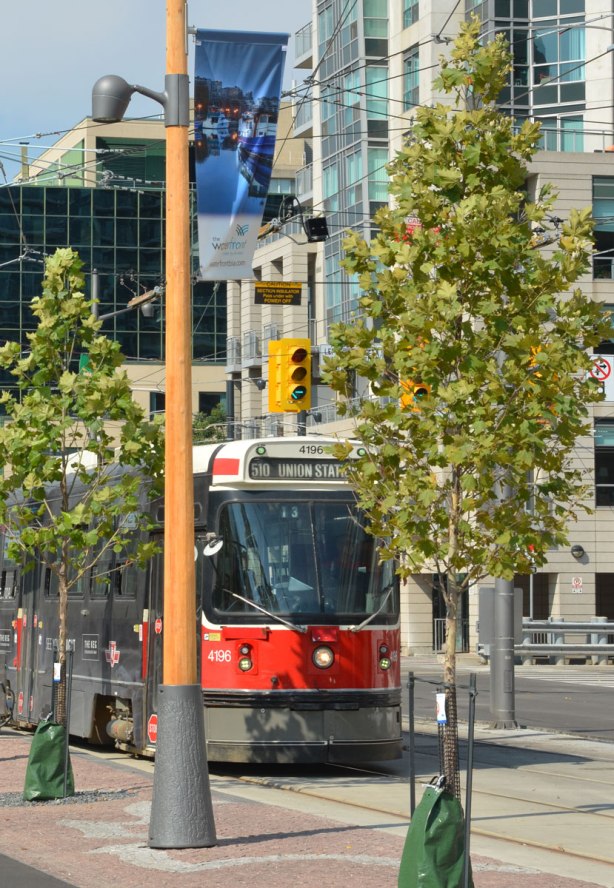 TTC streetcar on Queens Quay
