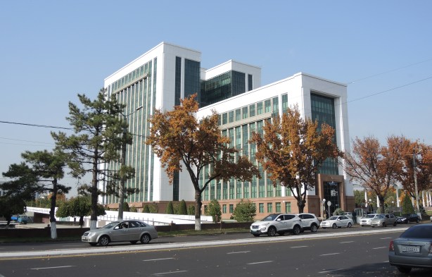 modern office building in Tashkent