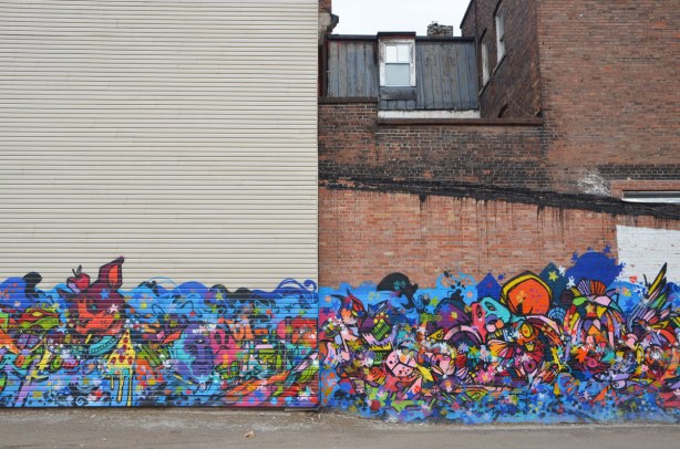 middle section of dream chaser mural