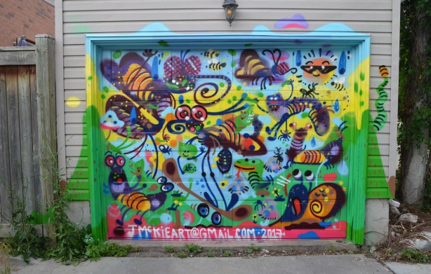 many whimsical butterflies and caterpillars