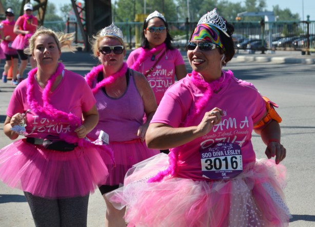 divas in their pink, tutus, boas and tiaras 