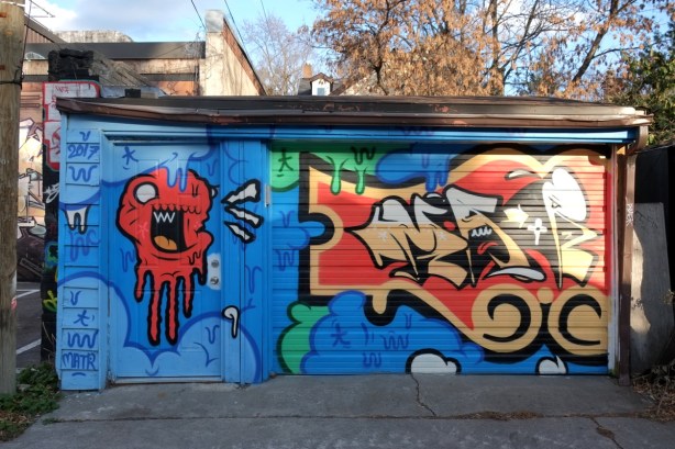 mural on garage