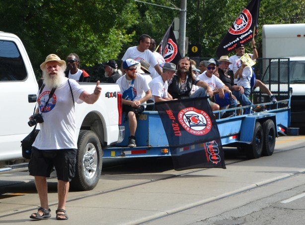 labour Day parade on Queen St West, Toronto Civic Employees Union