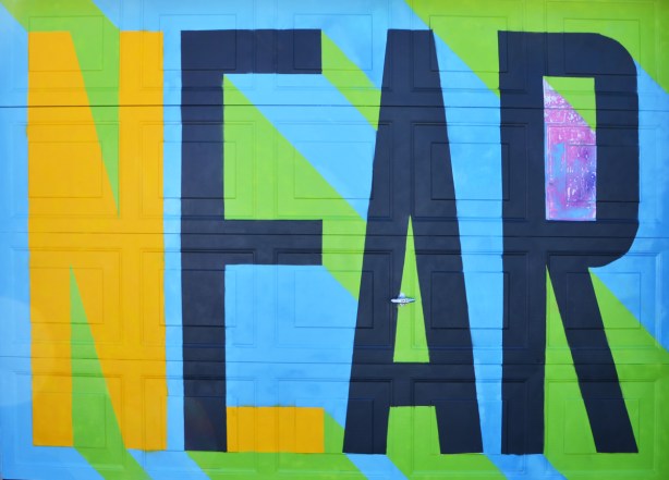mural that says Near Far 