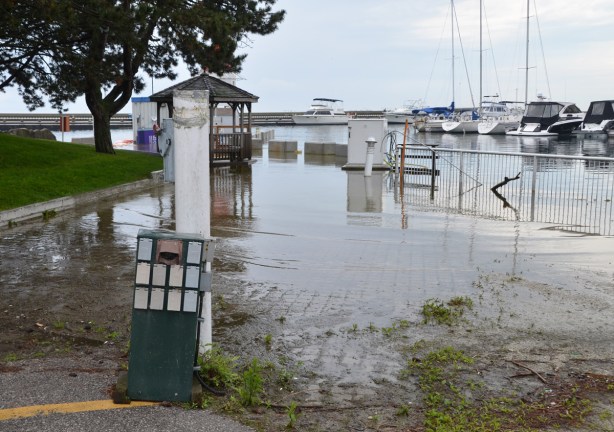 flooding at Ontario Place 