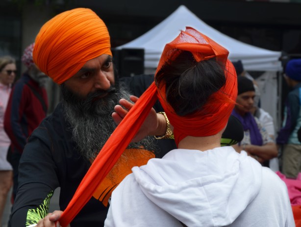 orange turbans
