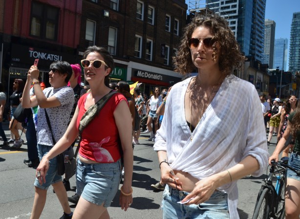 women in dyke march