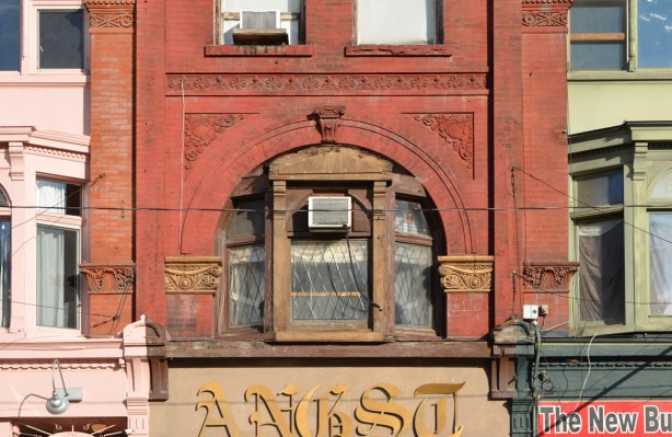 architectural details on old buildings on Queen Street East 