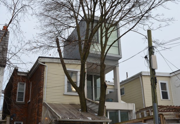 new third floor addition on a house
