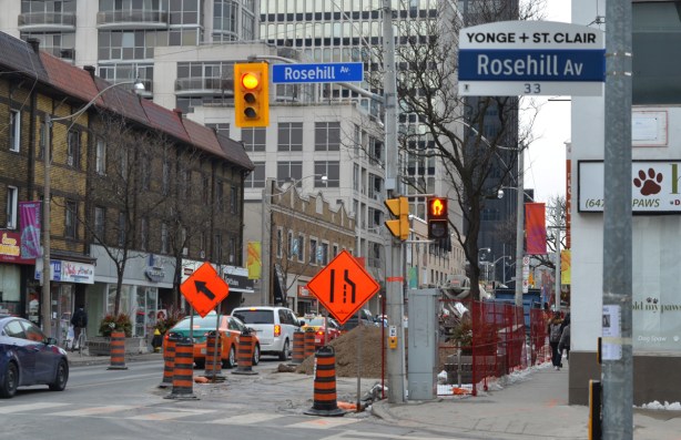 construction on Yonge street