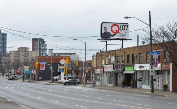 strip mall, plaza on Dufferin