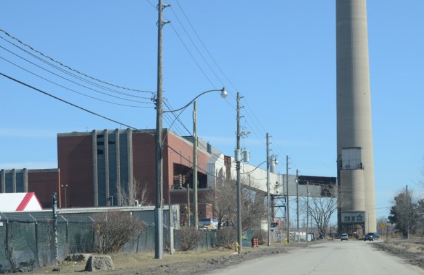 hearn generating station from the west side