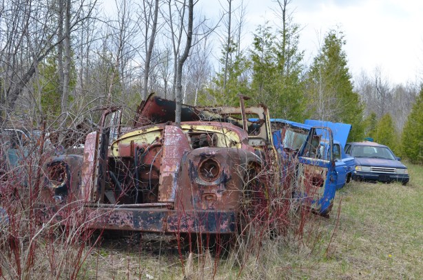 junked, old cars, McLeans Auto Wreckers,