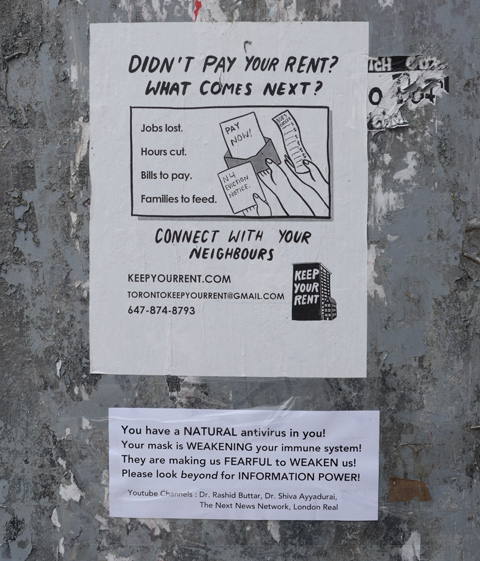 keep your rent poster