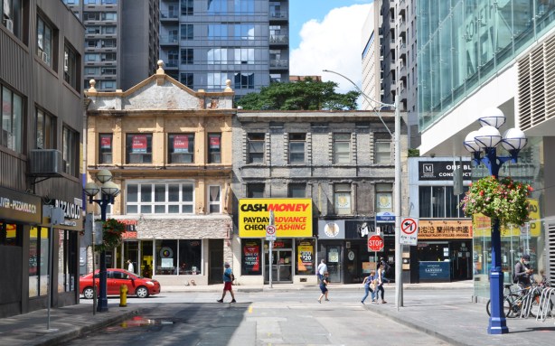 some of the stores on Yonge at Hayden 