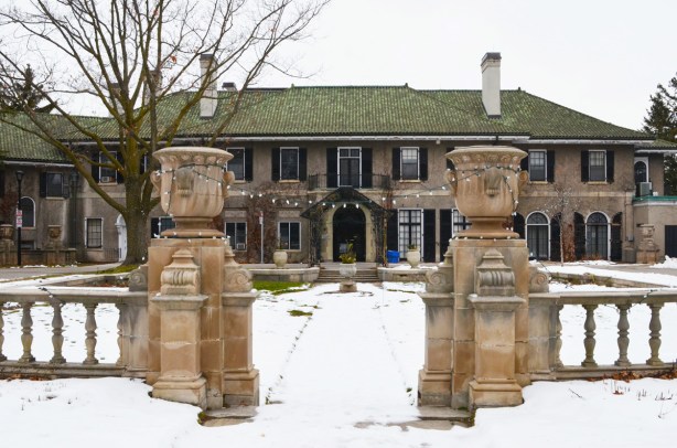Glendon Hall, in winter, the old house on campus of Glendon College built in the 1920s 
