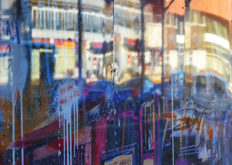 you can have it all written in red on reflective hoardings