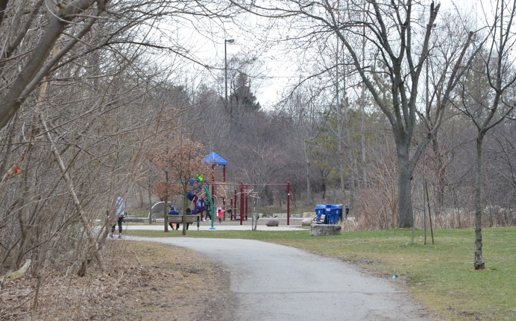 path leading to a playground