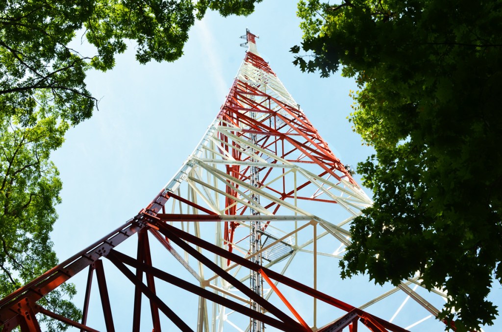 metal communication tower
