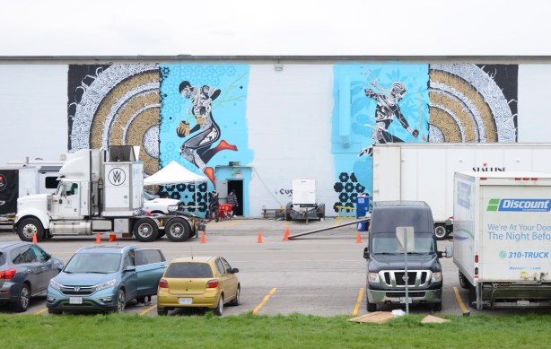 mural at arthub at Downsview park