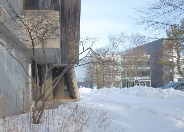 buildings at U of T Scarborough in the winter