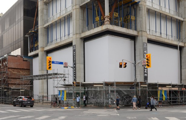 Construction of The One at Yonge & Bloor, one Bloor West