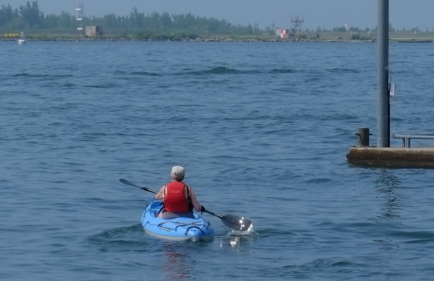 kayak on Lake Ontario