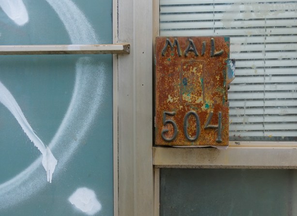 rusty mailbox at 504