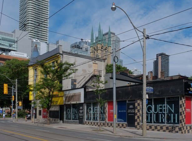 condo development at Queen and church streets in Toronto