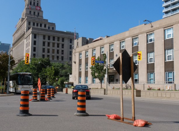 intersection of Armoury and University