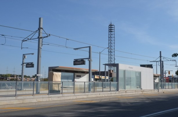 LRT station on Eglinton