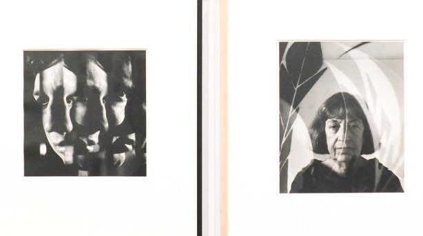 at art gallery of ontario, exhibit of black and white portraits by arnold newman, 2 photos