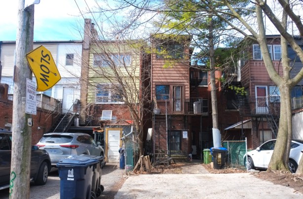 backyard views, from laneway behind