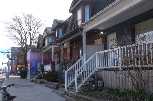 houses on Bloor West near Sterling