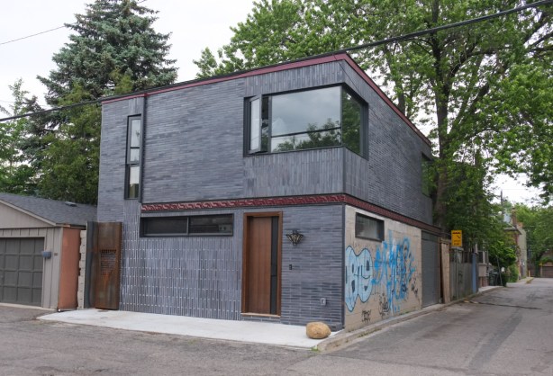 infill housing, new residence, in alley