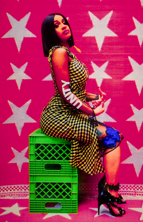portrait of Cardi B by Hassan Hajjaj
