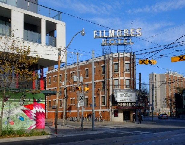 filmore hotel at the corner of george and dundas east
