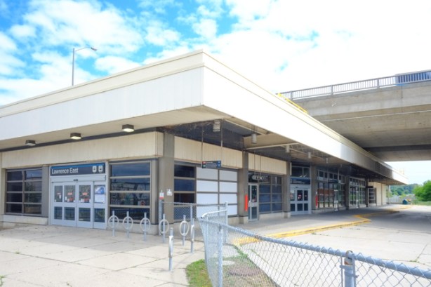 northwest corner of lawrence east srt station