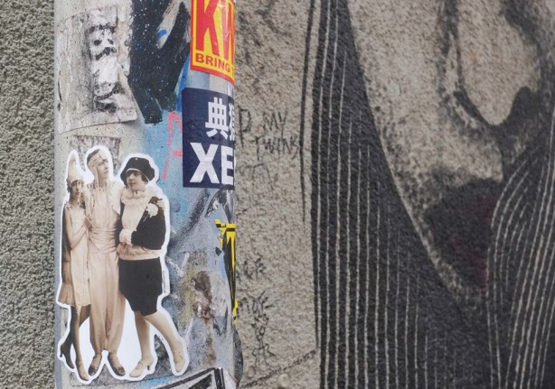 33wallflower33 sticker of three flapper women