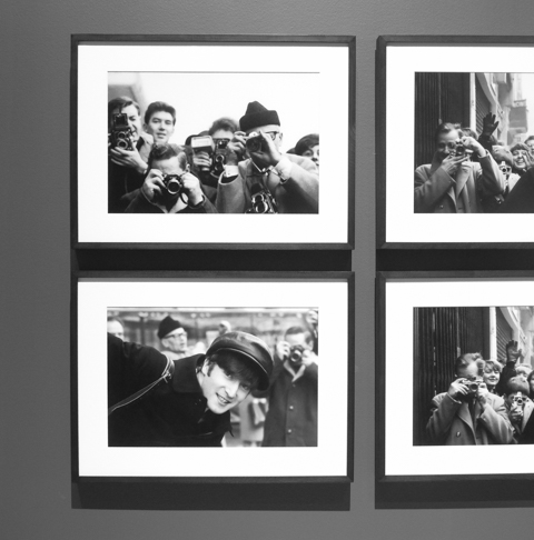 photos from paris france 1964, taken by paul mccartney, black and white