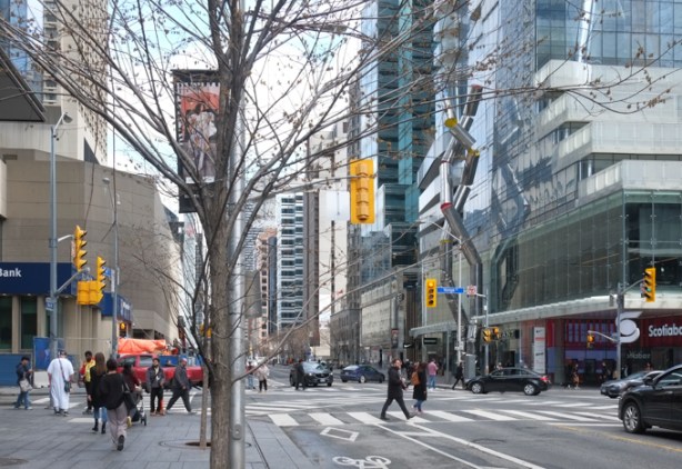 bloor street, looking east towards yonge